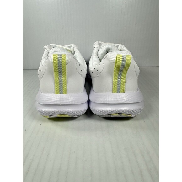 Size 7.5 Womens Under Armour Charged Assert 10 White Running Shoes 3026179-110 - Picture 5 of 8